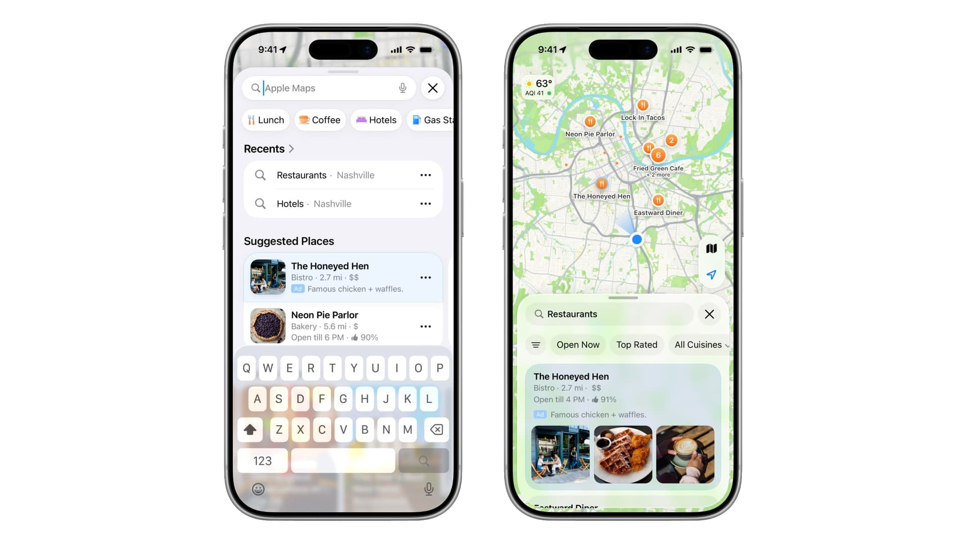 Busyness in Apple Maps