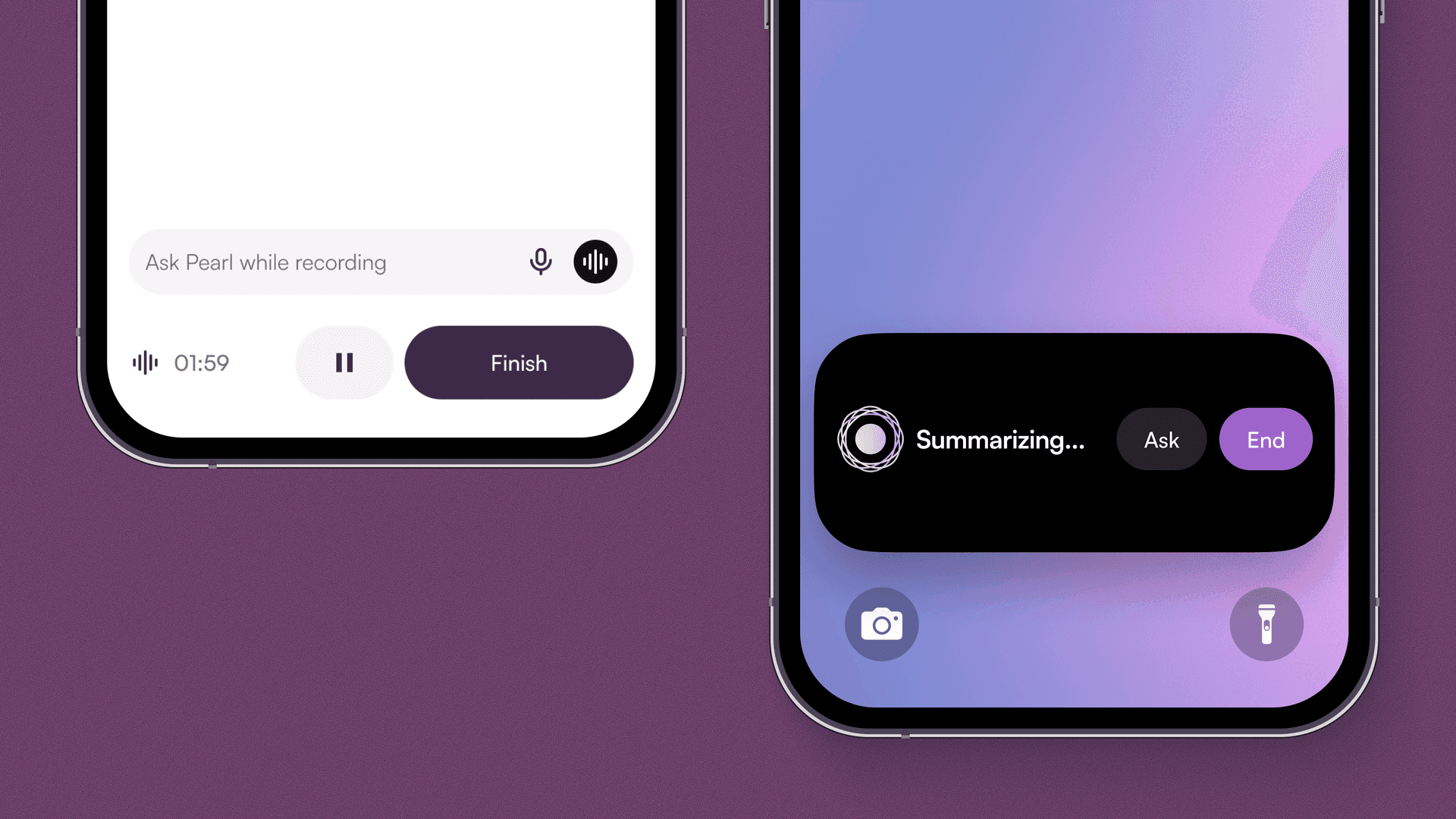 Real-time summarization in action: Pearl processes notes while recording and displays instant summaries