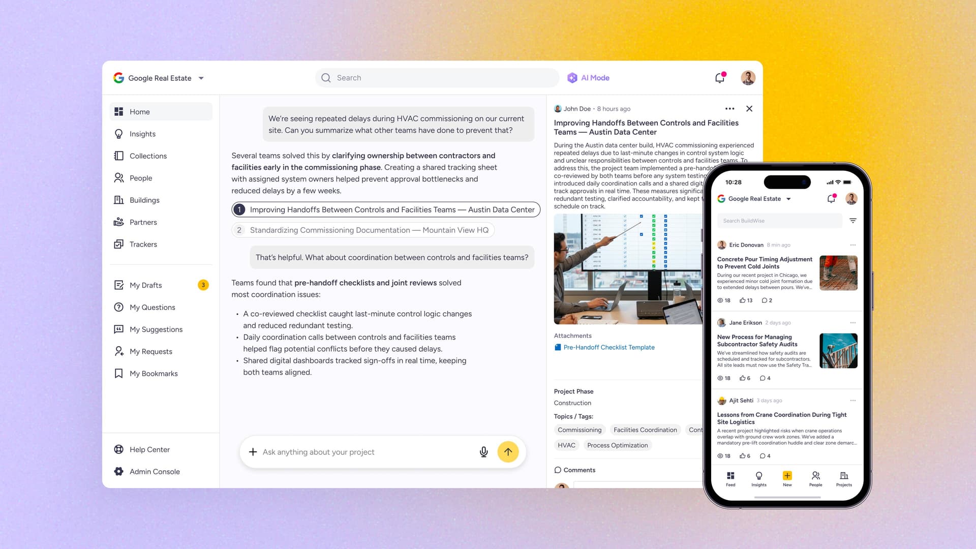 BuildWise: Knowledge Sharing Platform for Google Real Estate
